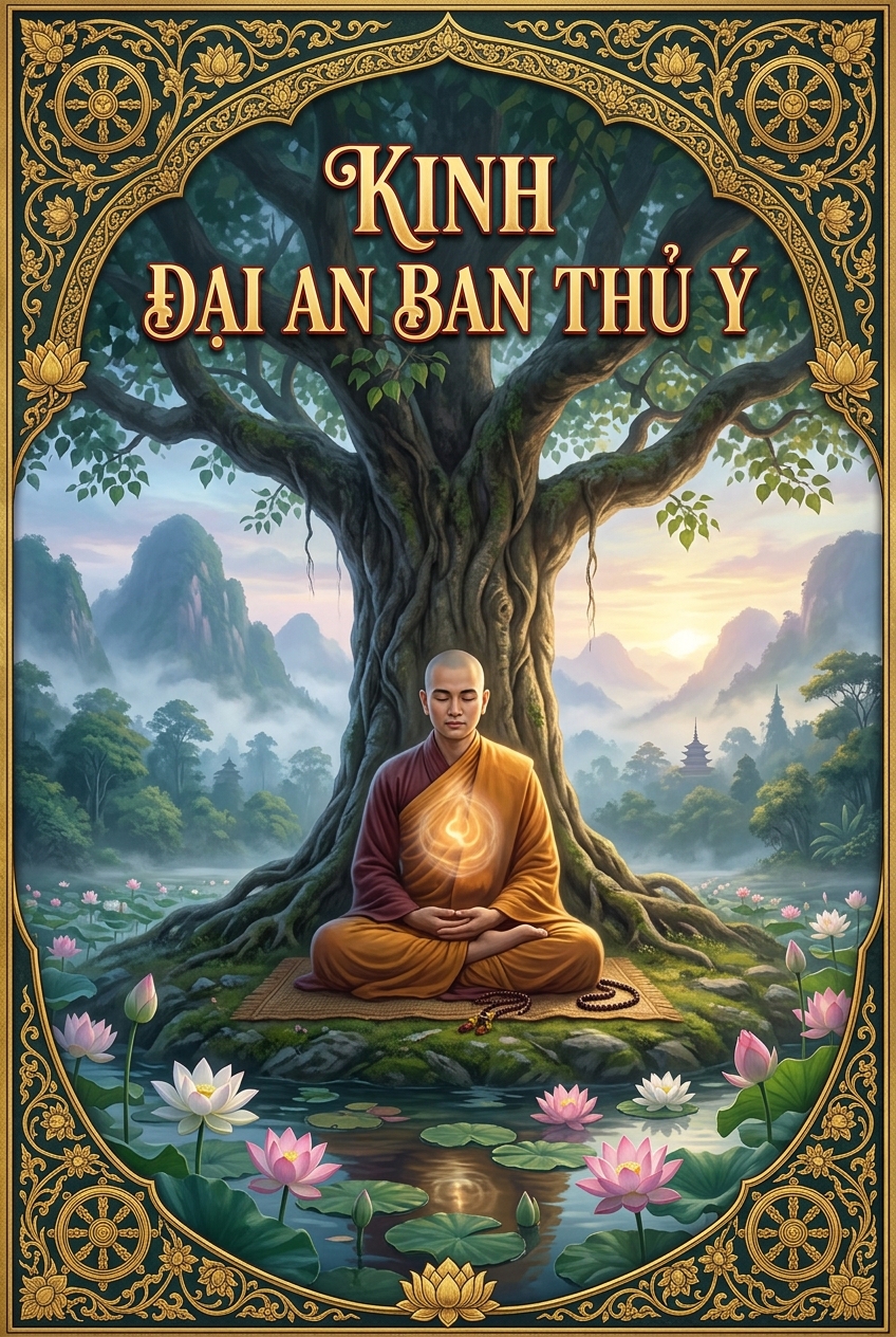 KINH ĐẠI AN BAN THỦ Ý - bìa sách
