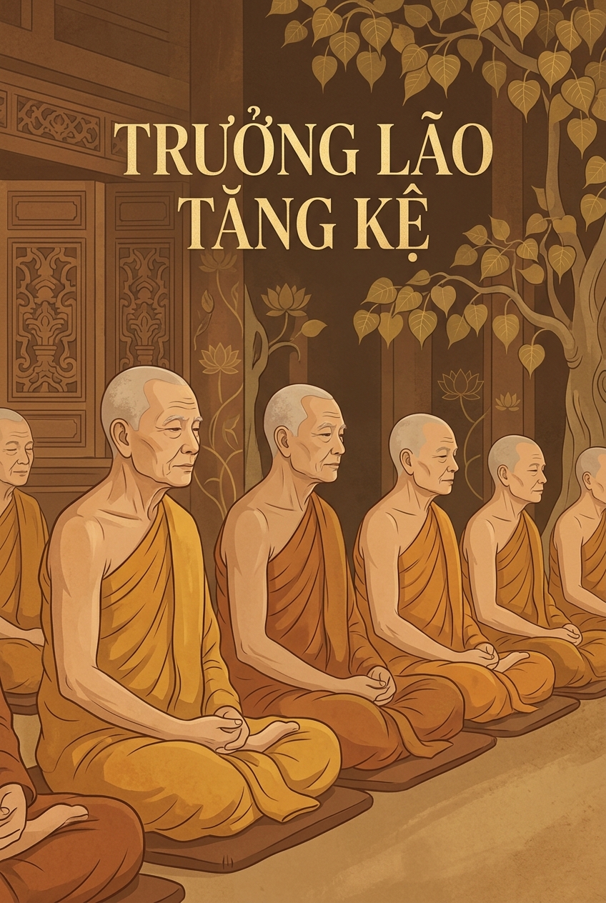 Trưởng Lão Tăng Kệ - Bìa sách