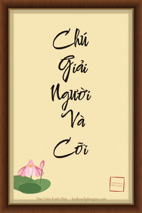 CHÚ GIẢI NGƯỜI VÀ CÕI (PARAMATTHAJOTIKA)