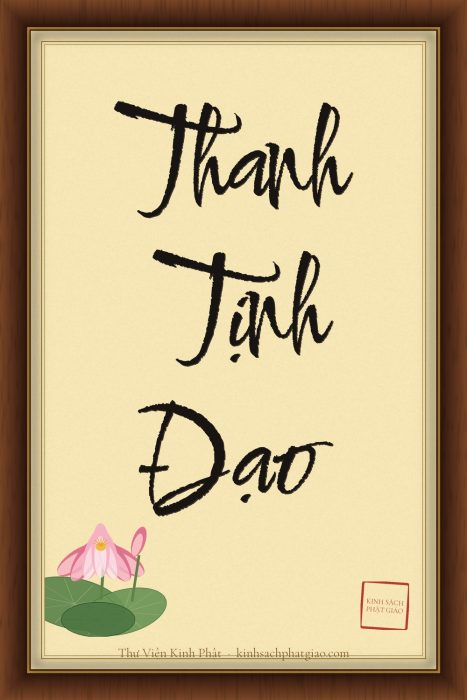 THANH TỊNH ĐẠO (VISUDDHIMAGGA)